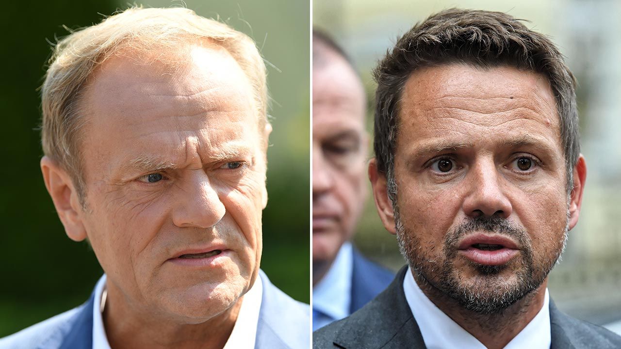 Donald Tusk i Rafał Trzaskowski (fot. PAP/Adam Warżawa, Radek Pietruszka) Donald Tusk i Rafał Trzaskowski (fot. PAP/Adam Warżawa, Radek Pietruszka)