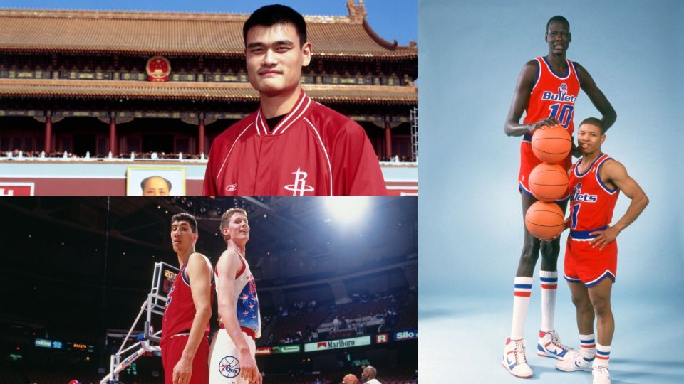 Najwyżsi i najniżsi koszykarze w historii NBA Yao Ming, Muggsy Bogues