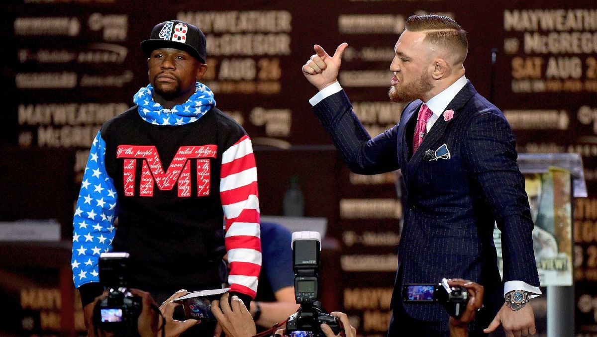 Floyd Mayweather (L) i Conor McGregor (fot. Getty) Floyd Mayweather (L) i Conor McGregor (fot. Getty)