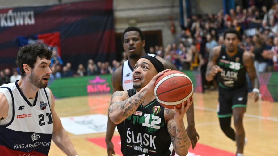 Śląsk Wrocław pokonany. King w ćwierćfinale (fot. PAP/Marcin Bielecki)