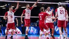 Reprezentacja Polski siatkarzy w meczu z Argentyną