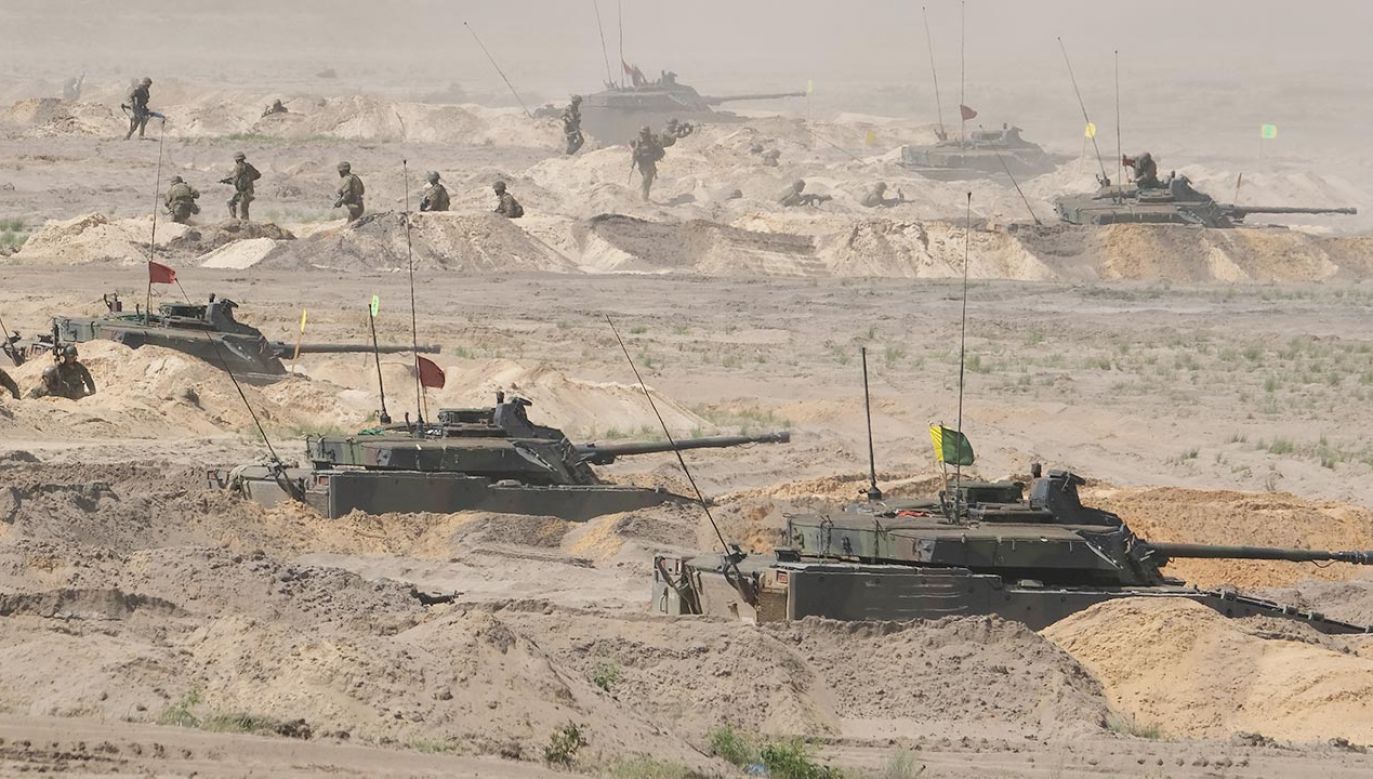 Niemiecko-holenderski batalion czołgów. Ćwiczenia NATO (fot. Sean Gallup/Getty Images)