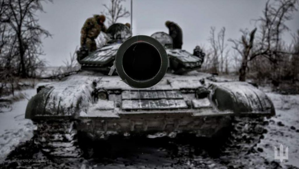 Танк ЗСУ (Фота: 128 ОГШБр / Генеральний штаб ЗСУ / Facebook)