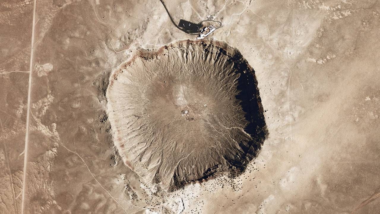 Szacuje się, że do uderzenia meteorytu doszło około 50 tys. lat temu (fot. NASA)
