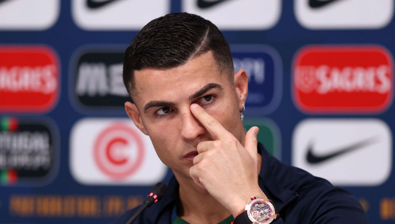 Odejście Ronaldo to wynik głośnego wywiadu dla Piersa Morgana, w którym Portugalczyk mocno skrytykował klub. (fot. Getty Images)