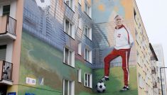 Mural Kazimierza Górskiego (fot. TVP)
