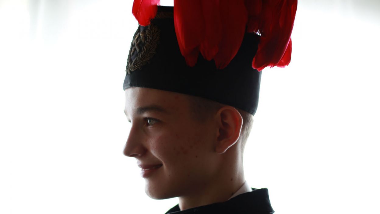 Mateusz Zimnik gra na trąbce. Talent muzyczny odziedziczył po dziadku (fot. Z. Gąsiorowska)
