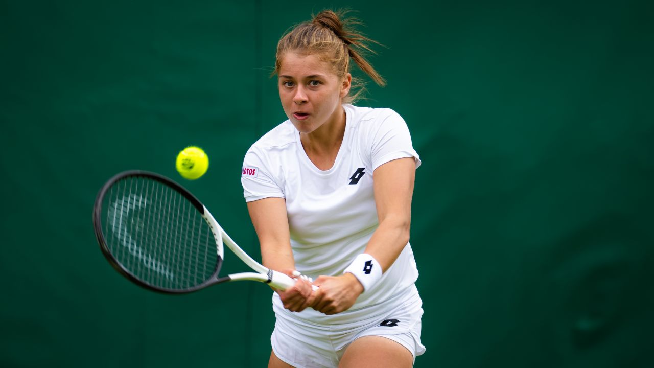 Maja Chwalińska pokazała się na Wimbledonie z dobrej strony (fot. Getty Images)
