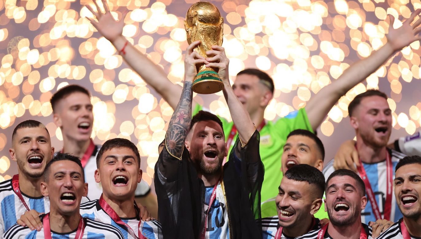 Leo Messi ma upragniony tytuł mistrza świata (fot. PAP/EPA)