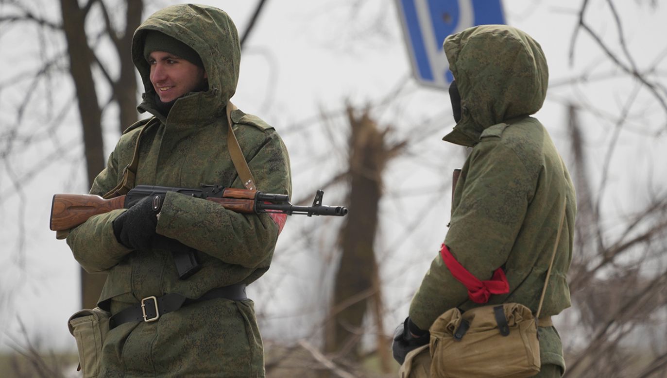 Rosyjscy żołnierze (fot.  Stringer/Anadolu Agency via Getty Images)