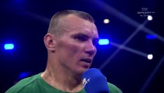 Knockout Boxing Night 13. Mateusz Masternak (fot. TVP)