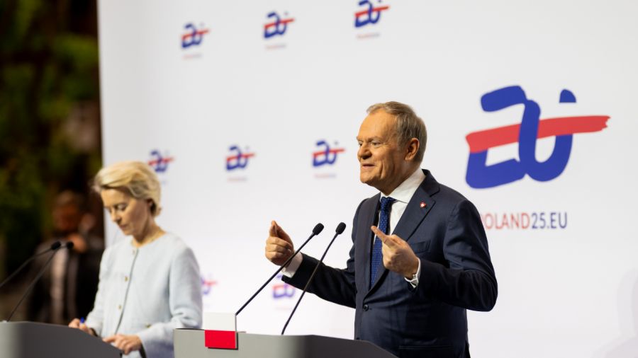 Premier Donald Tusk podsumował polską prezydencję w UE (Fot. Getty Images)