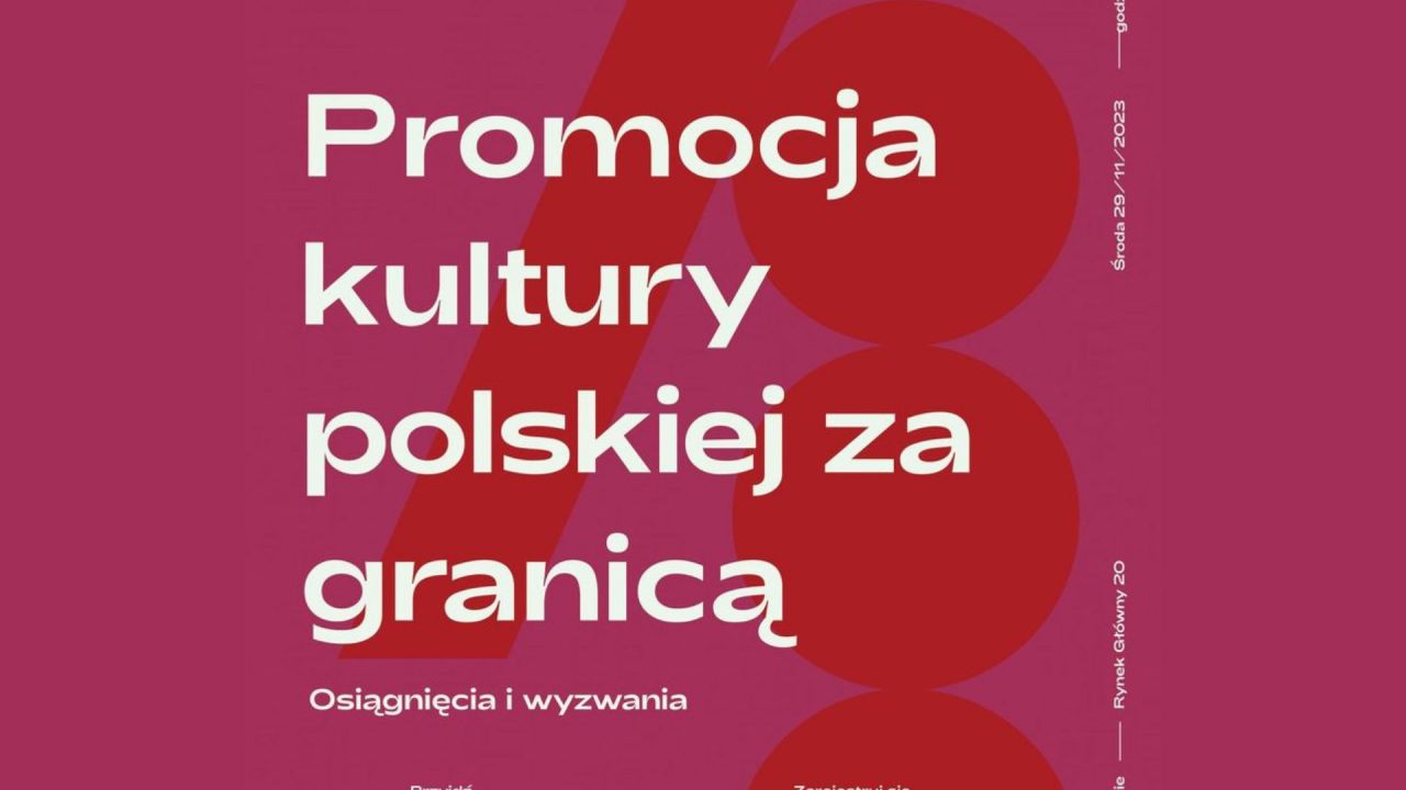 Zaproszenie na konferencję „Promocja polskiej kultury za granicą