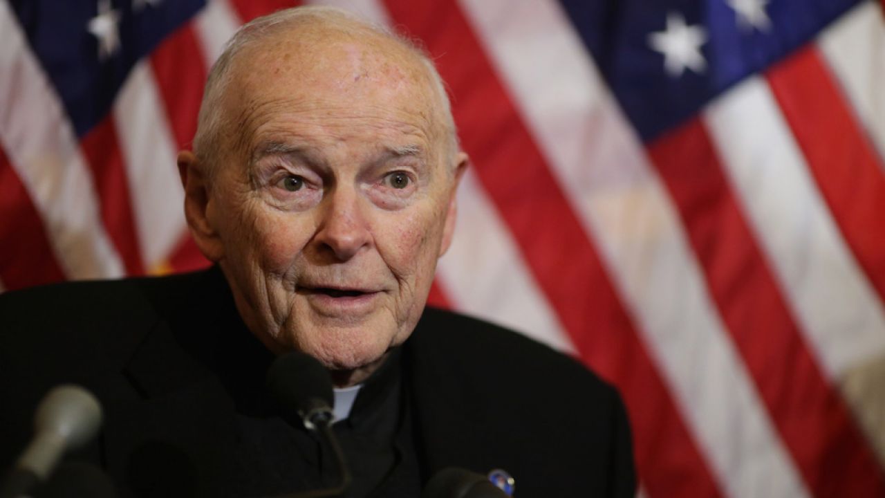 Kardynał Theodore McCarrick nie przyznaje się do winy (fot. Chip Somodevilla/Getty Images)
