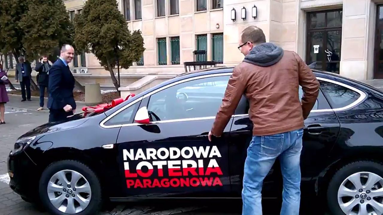 Zwycięzca loterii paragonowej tvp.info