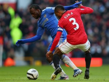 Victor Moses i Patrice Evra