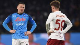 Piotr Zieliński i Nicola Zalewski (fot. Getty Images)