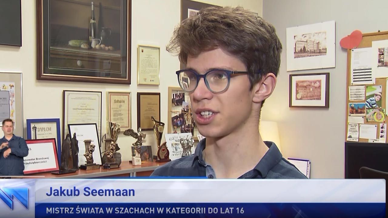 16-letni bezpaństwowiec szachowym wicemistrzem świata