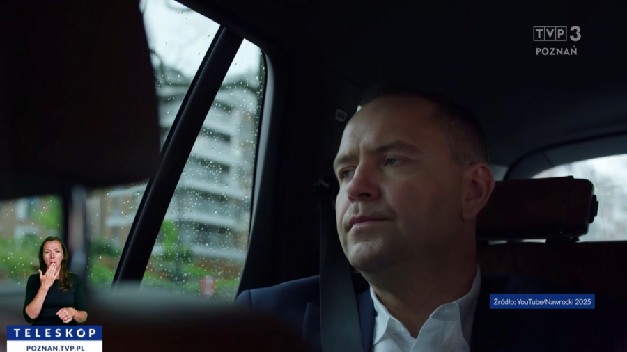 Kandydat Karol Nawrocki brał udział w bójce kiboli. Nagrano film (fot. TVP3 Poznań)