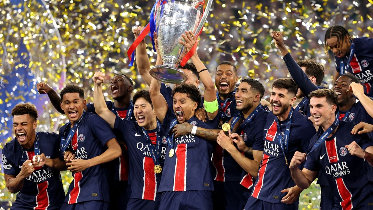 Piłkarze Paris Saint-Germain (fot. Getty)