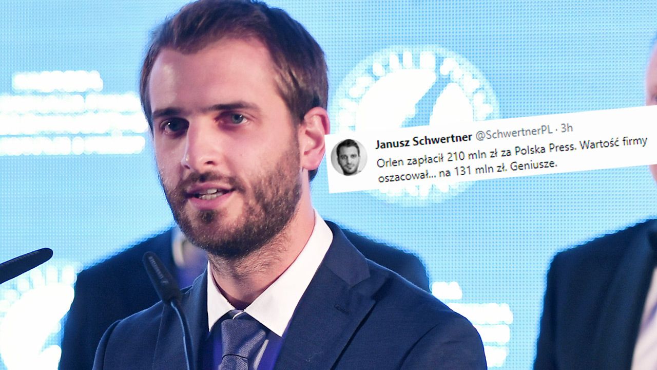 Janusz Schwertner z Onetu zaliczył wpadkę (fot. PAP/Bartłomiej Zborowski; TT) Janusz Schwertner z Onetu zaliczył wpadkę (fot. PAP/Bartłomiej Zborowski; TT)