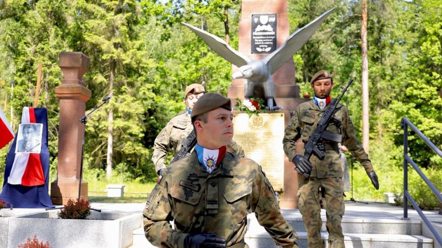 85 lat temu Niemcy zamordowali polskich patriotów w lesie na Brzasku - fot. profil Andrzeja Prusia na Facebooku