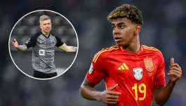 Jakub Kosecki i Lamine Yamal (fot. 400mm.pl/Getty)