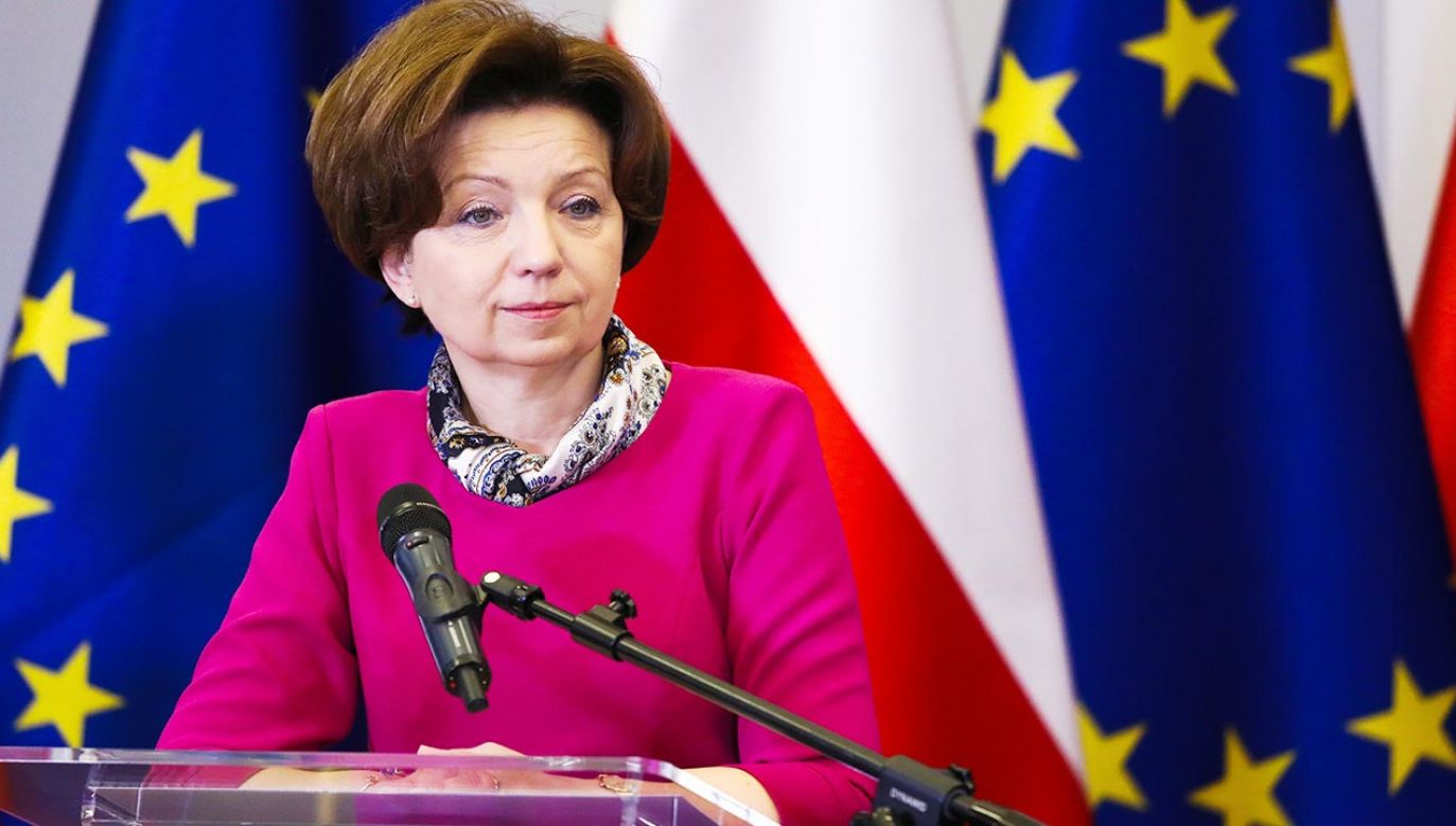 Minister rodziny i polityki społecznej Marlena Maląg (fot.  PAP/Tomasz Gzell)