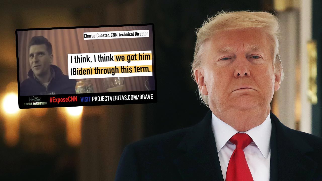 Donald Trump ofiarą nieuczciwej gry mediów? (fot. Mark Wilson/Getty Images; YouTube/ Project Veritas)
