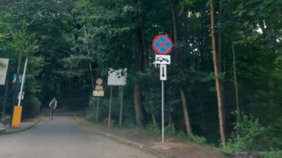 Kąpielisko Rusałka w Poznaniu, karetka nie mogła dojechać do dziecka (fot. Straż Miejska Miasta Poznania)