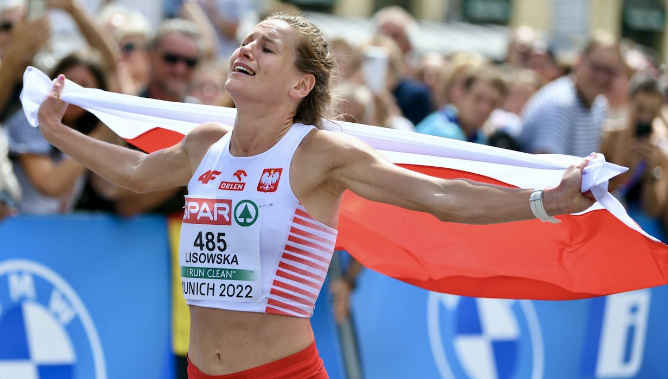 Aleksandra Lisowska wywalczyła złoty medal w maratonie podczas mistrzostw Europy w Monachium (fot. PAP/Adam Warżawa)