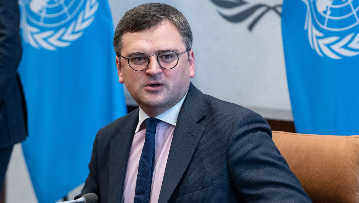 Minister spraw zagranicznych Ukrainy Dmytro Kułeba (fot. Lev Radin/Pacific Press/LightRocket via Getty)