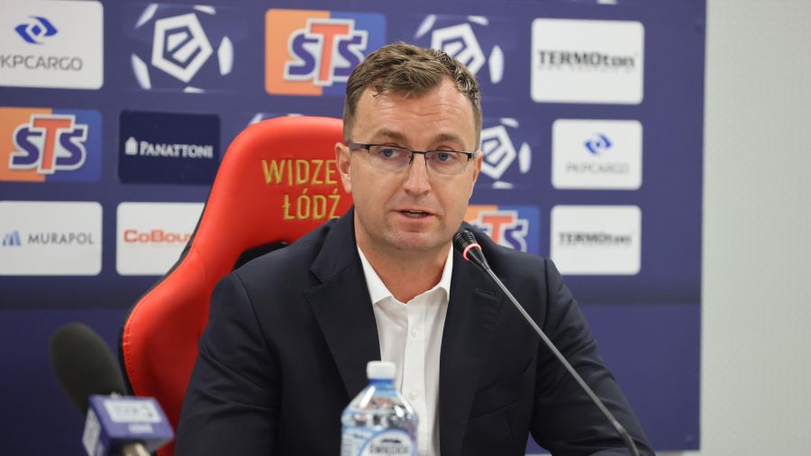 Robert Dobrzycki został nowym właścicielem Widzewa Łódź (fot. PAP/Marian Zubrzycki)