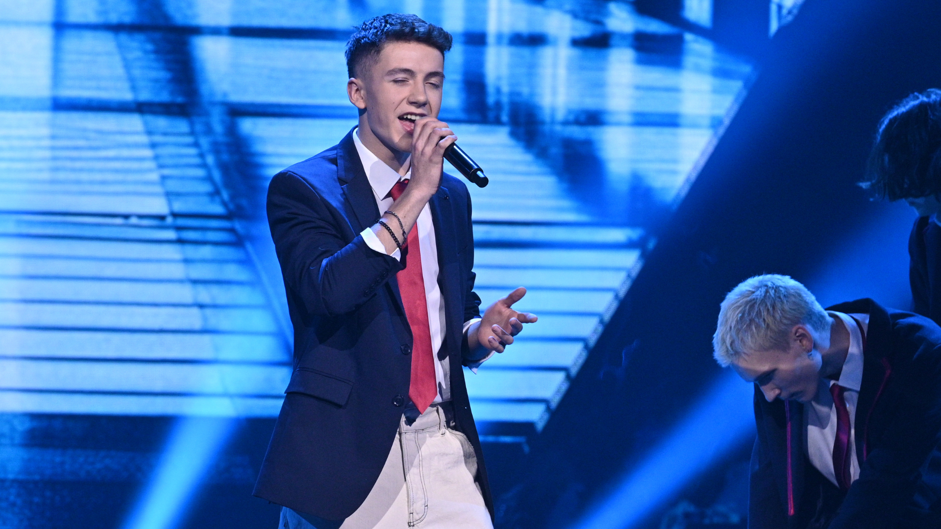 Nikodem tym razem postawił na jeden z największych przebojów kanadyjskiego wokalisty Bryana Adamsa.– „(Everything I Do) I Do It For You”. Fot. Jan Bogacz/TVP