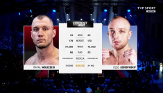 Rafał Wołczecki vs. Oleg Lebedenski (fot. TVP)