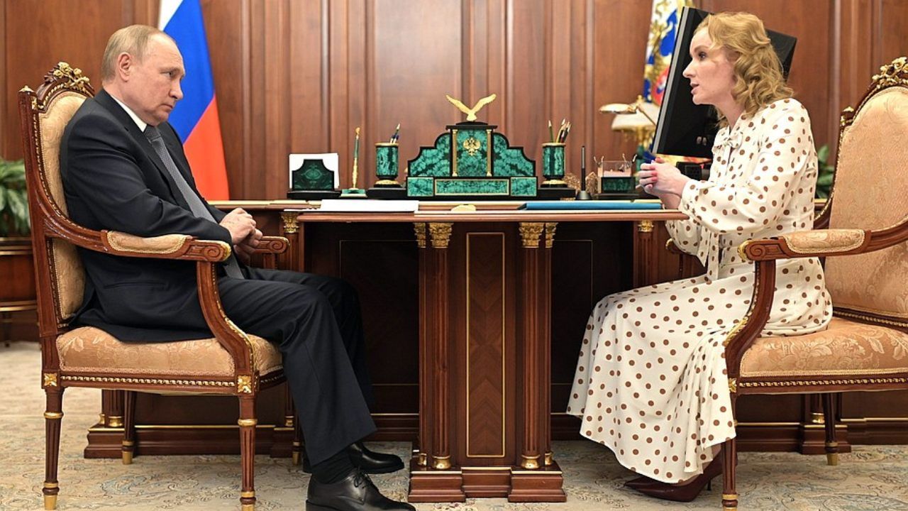 Władimir Putin i Maria Lwowa-Biełowa są ścigani przez MTK (fot. Kremlin.ru)