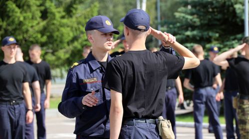Навучанне курсантаў Акадэміі МУС