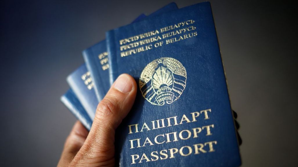 Belarusian passport. Photo: Belsat