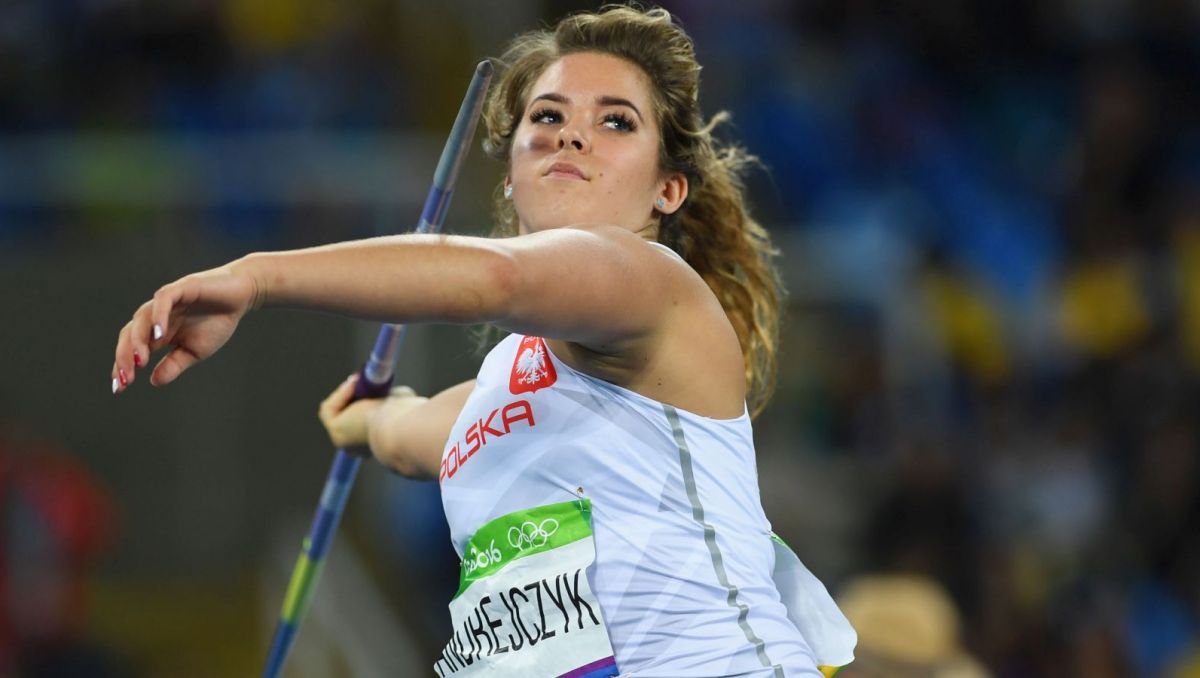 Maria Andrejczyk ma najlepszy wynik zgłoszenia w rzucie oszczepem (fot. Getty)