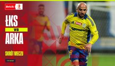 ŁKS Łódź – Arka Gdynia. Betclic 1 Liga, 19. kolejka (fot. TVP SPORT)