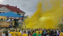 Kibice Łomży Vive Kielce powitali w mieście swoją drużynę – wicemistrzów Europy