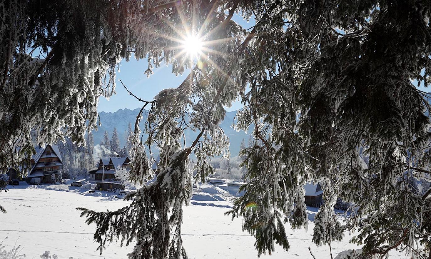 Zimowy poranek w Tatrach