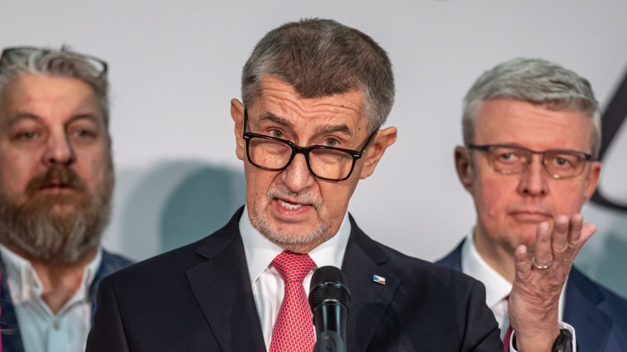 Kandydat na prezydenta Czech Andrej Babisz (fot. PAP/EPA)