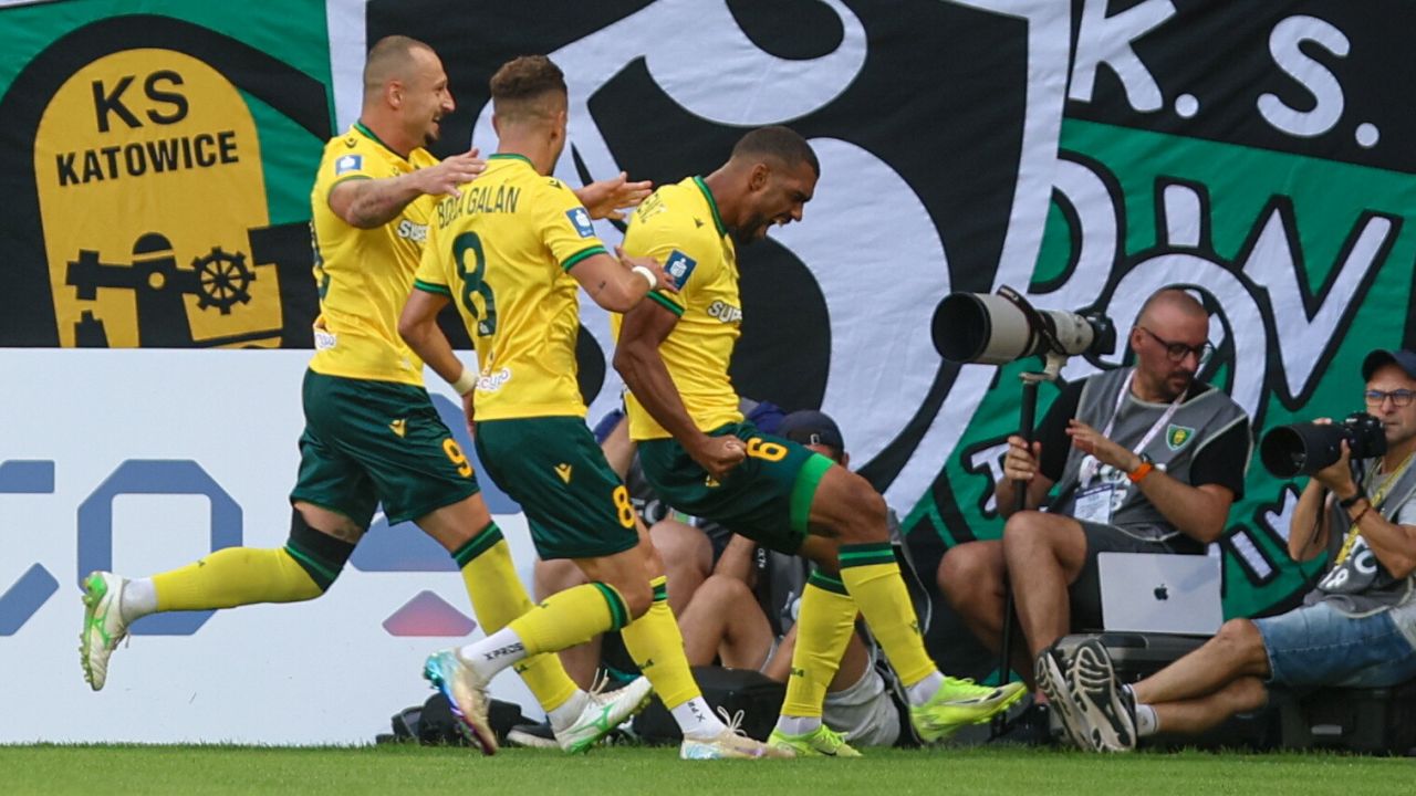 Piłkarze GKS-u Katowice (fot. PAP)