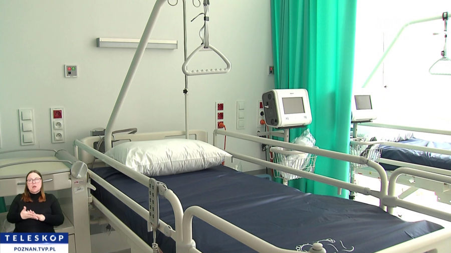 Poznań. Modernizacja za 50 mln zł. Ważny oddział nie działa (fot. TVP3 Poznań)