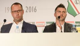 Bogusław Leśnodorski i Michał Żewłakow w 2015 roku (fot. PAP) 