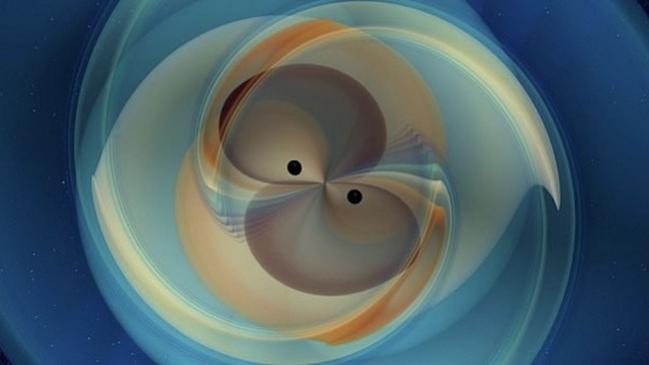 Zderzenie, do którego doszło 7 mld lat temu, doprowadziło do powstania nowego obiektu (fot. Max-Planck-Institut für Gravitationsphysik (Albert-Einstein-Institut)