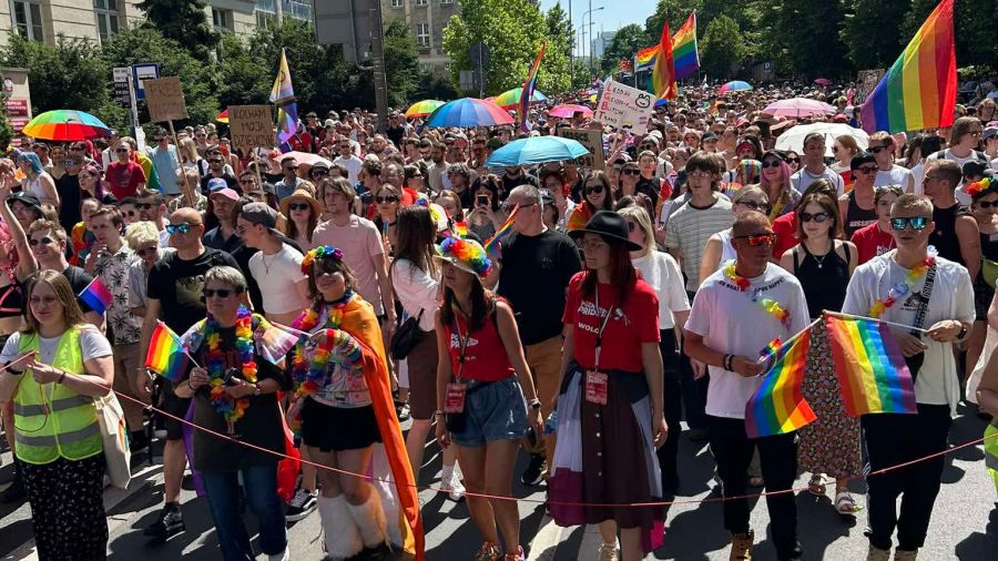 Poznań Pride 2025: XXI Marsz Równości (fot. TVP3 Poznań)
