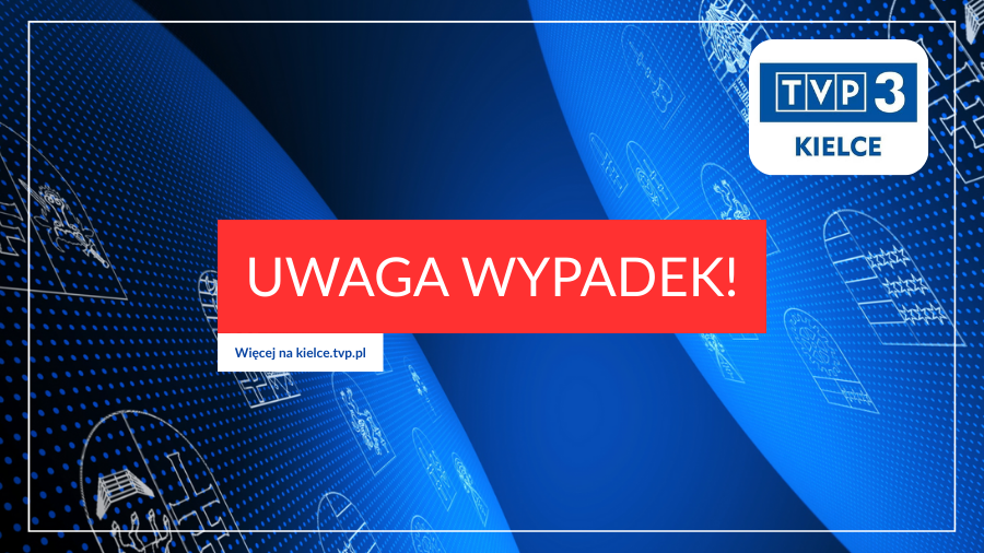 Wypadek w Wąchocku. Jedna osoba ranna. Utrudnienia na drodze krajowej nr 42