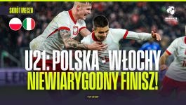 Piłkarze reprezentacji Polski do lat 21 cieszą się po zwycięstwie nad Włochami w eliminacjach do Mistrzostw Europy